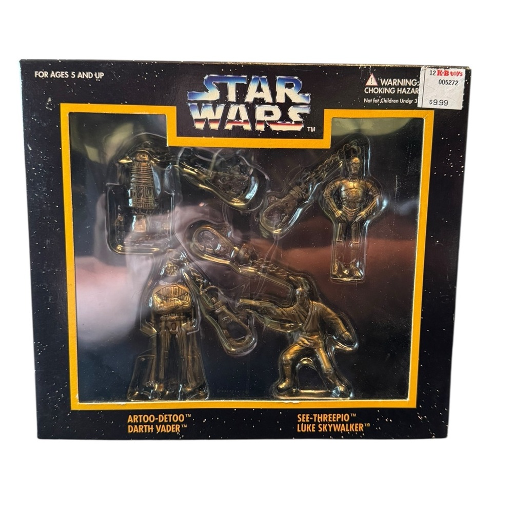 Star Wars Action Figure Keychain Set - Gold Edition - Picture 11 of 11